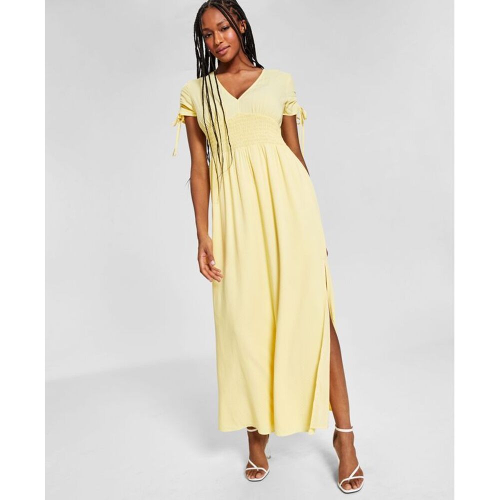 Bar III Petite V Neck Maxi Dress